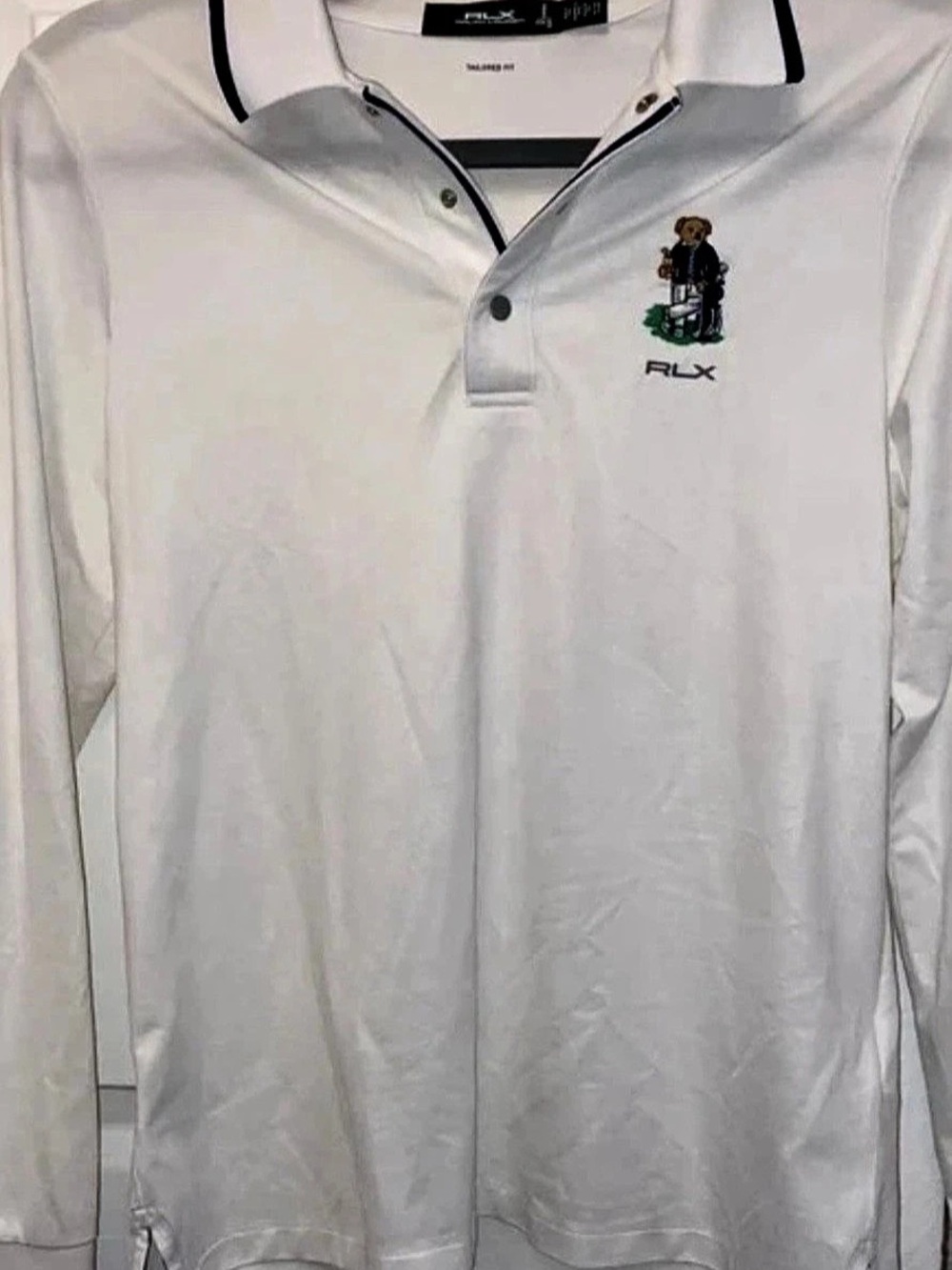 Ralph Lauren RLX Ralph Lauren Polo Men'Small White Polo Size Small